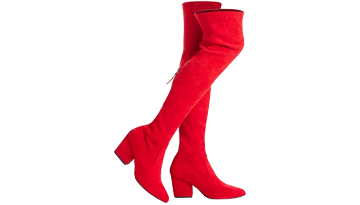 FANTASTIC THIGH HIGH BLOCK HEEL OVER THE KNEE BOOTS