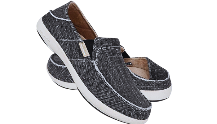 GECKO MAN CASUAL CANVAS LOAFER: PERFECT HEY DUDE SHOE ALTERNATIVE