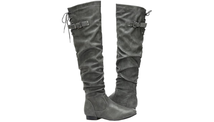 WOMEN’S SUEDE BEST OVER THE KNEE BOOTS FOR PETITES